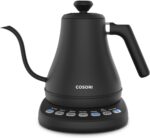 COSORI Electric Gooseneck Kettle with 5 Temperature Control Presets, Pour Over Kettle for Coffee & Tea, Hot Water Boiler, 100% Stainless Steel Inner Lid & Bottom, 1200W/0.8L - Image 2