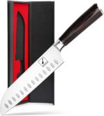 imarku Chef Knife 7 Inch Kitchen Knife Ultra Sharp Santoku Knife - 7Cr17Mov Japanese Chefs Knife, Kitchen Gadgets 2025, Birthday Gifts for Him Her, Best Gifts for Women Men - Image 2