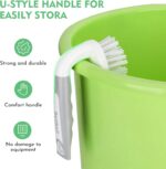 SetSail Scrub Brush, Heavy-Duty Scrub Brushes for Cleaning with Stiff Bristles Cleaning Brush for Shower, Bathroom, Carpet, Kitchen and Bathtub Scrubber - 2 Pack - Image 5