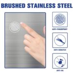 Kitchen Trash Can with Lid, 13 Gallon Automatic Garbage Can for Bathroom Bedroom Home Office 50 Liter Touch Free High-Capacity Brushed Stainless Steel Waste Bin - Image 6