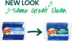 Scotch-Brite Zero Scratch Scrub Sponge, 6 Kitchen Sponges for Cleaning Around the Home, Bathroom & More, Scratch-free Dish Scrubber, Multi-surface Safe, Best for Nonstick Pots and Pans - Image 3