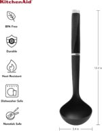 KitchenAid Classic Soup Ladle, One Size, Black 2 - Image 3
