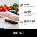 GORILLA GRIP BPA-Free Reversible Kitchen Cutting Board Set of 3, US Designed, Nonporous, Juice Grooves Catch Liquid, Slip Resistant Border, Dishwasher Safe, Durable Large Food Chopping Boards, Black - Image 6