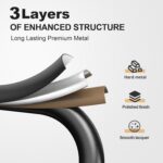 HBTower 2 Step Ladder, Step Stool for Adults,2 Step Ladder Folding Step Stool with Wide Pedal Ergonomic Design - Image 3