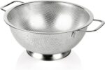 Colander Stainless Steel 3-Quart, Strainer for Kitchen Food, Dishwasher Safe - Image 2