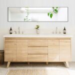 DUMOS Full Length Mirror 59"x16" Full Body Floor Mirror for Bedroom or Cloakroom, Can Stand Alone, Hang or Lean Against Wall, Tall Wall Mirror with Stand and Sleek Aluminum Alloy Thin Frame - Image 7