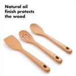 OXO Good Grips 3- Piece Wooden Utensil Set,Brown - Image 7