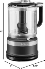 KitchenAid 5 Cup Food Chopper - KFC0516,Matte Black - Image 5
