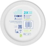 Dixie Medium Paper Plates, 8.5 Inch, 90 Count, 2X Stronger*, Microwave-Safe, Soak-Proof, Cut Resistant, Disposable Plates For Everyday Breakfast, Lunch, & Dinner Meals - Image 9