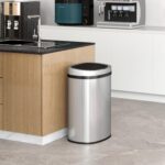 Kitchen Trash Can with Lid, 13 Gallon Automatic Garbage Can for Bathroom Bedroom Home Office 50 Liter Touch Free High-Capacity Brushed Stainless Steel Waste Bin - Image 3