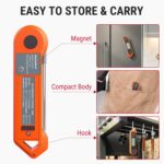 ThermoPro TP19H Digital Meat Thermometer for Cooking with Ambidextrous Backlit and Motion Sensing Kitchen Cooking Food Thermometer for BBQ Grill Smoker Oil Fry Candy Instant Read Thermometer - Image 8