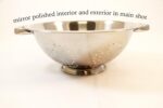 EXCELSTEEL Heavy Duty Stainless Steel Colander 5 Qt | Easy Grip Handles | Self-Draining Base | Mirror Polished | Dishwasher Safe | Pack of 1 - Image 4