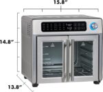 Emeril Lagasse Extra Large French Door Air Fryer Toaster Oven Combo, 24 Cooking Functions and Digital Controls, 7 Accessories Included, Stainless Steel Finish, 26QT Capacity - Image 3