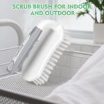 SetSail Scrub Brush, Heavy-Duty Scrub Brushes for Cleaning with Stiff Bristles Cleaning Brush for Shower, Bathroom, Carpet, Kitchen and Bathtub Scrubber - 2 Pack - Image 8