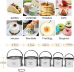 HULISEN Biscuit Cutter Set (5 Pieces/Set), Round Cookies Cutter with Handle, Professional Baking Dough Tools, Gift Package - Image 4