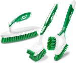 Libman Heavy Duty Scrub Brush Kit | Cleaning Brushes for Household Use | Tub Scrubber | Easy Grip Scrub Brush | Big Job Kitchen Brush | Dual Sided Tile & Grout Brush | 3 Different Brushes Included - Image 2