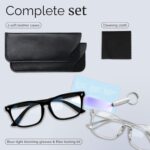 livho High Tech Blue Light Glasses - Advanced 99% Blue Light Blocking Computer Glasses - Anti Eyestrain & UV Glare Protection - Image 9
