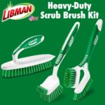 Libman Heavy Duty Scrub Brush Kit | Cleaning Brushes for Household Use | Tub Scrubber | Easy Grip Scrub Brush | Big Job Kitchen Brush | Dual Sided Tile & Grout Brush | 3 Different Brushes Included - Image 3