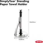 OXO Good Grips SimplyTear Paper Towel Holder Countertop - Image 3