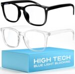 livho High Tech Blue Light Glasses - Advanced 99% Blue Light Blocking Computer Glasses - Anti Eyestrain & UV Glare Protection - Image 2