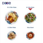 Dixie Medium Paper Plates, 8.5 Inch, 90 Count, 2X Stronger*, Microwave-Safe, Soak-Proof, Cut Resistant, Disposable Plates For Everyday Breakfast, Lunch, & Dinner Meals - Image 8