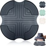 Silicone Trivets Mat Compatible with Ninja Crispi Air Fryer, Food-Grade Heat-Resistant Mats Accessories Compatible with FN101GY/FN101SG/FN101ST (Dark Grey, 1 Pack) - Image 2