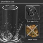 Knife Set, Brewin Kitchen Knife Set, Knives Set for Kitchen, Universal Knife Block, Utility Knife Block Set, Kitchen Essentials, New Home Essentials, Apartment Essentials, Dishwasher Safe - Image 4