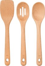 OXO Good Grips 3- Piece Wooden Utensil Set,Brown - Image 9