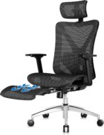 GABRYLLY Ergonomic Office Chair with Adjustable Lumbar Support, 3D Armrests & Headrest, 135° Reclining Chair with Footrest & Large Steel Base,300LBS Swivel Desk Chair(GYMN01) - Image 10