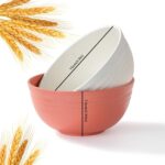 8PCS Cereal Bowl, Ohola Unbreakable Wheat Straw Cereal Bowls, Microwave & Dishwasher Safe Kitchen Bowls for Cereal, Snack, Soup, Salad and Rice, MultiColors, BPA Free, 26oz (Ser of 8) - Image 3