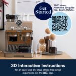 De'Longhi La Specialista Arte Evo Espresso Machine - Compact Cold Brew Coffee Maker with Grinder, Milk Steam Wand/Frother & Tamping Tools - Home Barista Kit for Lattes, Cappuccinos, Iced Coffee - Image 11