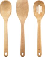 OXO Good Grips 3- Piece Wooden Utensil Set,Brown - Image 2