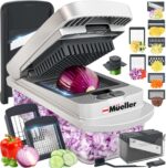 Mueller Pro-Series 10-in-1, 8 Blade Vegetable Chopper, Mandoline Slicer, Food Chopper with Container, Fruit Slicer, Kitchen Gadgets & Accessories, Home Essentials - Image 2