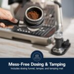 De'Longhi La Specialista Arte Evo Espresso Machine - Compact Cold Brew Coffee Maker with Grinder, Milk Steam Wand/Frother & Tamping Tools - Home Barista Kit for Lattes, Cappuccinos, Iced Coffee - Image 8