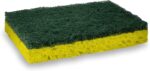 Amazon Basics Cleaning Sponges, Multipurpose, Heavy Duty Scrub Sponges, Yellow/Green, 6-Pack - Image 6