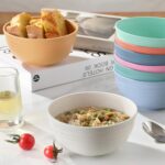 8PCS Cereal Bowl, Ohola Unbreakable Wheat Straw Cereal Bowls, Microwave & Dishwasher Safe Kitchen Bowls for Cereal, Snack, Soup, Salad and Rice, MultiColors, BPA Free, 26oz (Ser of 8) - Image 10