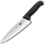 Victorinox Swiss Army 5.2063.20-X14 Fibrox Chef's Knife Black 8 in - Image 5