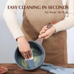 SENSARTE Nonstick Saucepan with Lid, 1.5 Quarts Small Pot with Swiss Granite Coating, Stay-cool Handle, Multipurpose Handy Sauce Pot Small Kitchen Cooking Pot, Induction Comptable, PFOA Free - Image 5