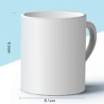 Sublimation Mugs, Cups 11oz Sublimation Ceramic Blank Coffee Mugs,White Cups, Sulimation Blanks, Blank White Mugs-36 pack bulk bundle (36pc white mug single box) - Image 4