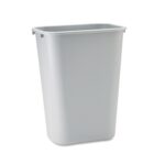 Rubbermaid Commercial Products Deskside Wastebasket/Trash Can, 10.25-Gallon/41-Quart, Gray, Plastic, Garbage Can for Home/Office, Fits Under Desk/Sink/Cabinet - Image 2
