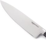 Amazon Basics Classic 8-inch Full Tang Stainless Steel Chef's Knife with Three Rivets, Silver - Image 4