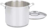 Cuisinart 12-Quart Stockpot w/Lid, Chef's Classic Collection, Silver, 766-26AP1 - Image 2