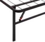 Amazon Basics Bed Frame with Storage, Foldable Metal Platform, Sturdy Steel, No Box Spring Needed, 14 inches High, Tool-Free Setup, Full Size, Black - Image 8