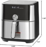 Instant Pot Vortex Plus 4QT Air Fryer, Custom Program Options, 6-in-1 Functions Crisps, Broils, Roasts, Dehydrates, Bakes, Reheats, 100+ In-App Recipes, from the Makers of Instant Pot, Stainless Steel - Image 11