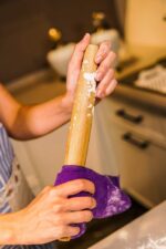 Classic French Rolling Pins Bamboo Wooden Rolling Pin for Baking Pizza Dough Pie Cookie, 13-Inch - Image 6
