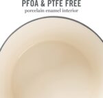 MARTHA STEWART Gatwick 7 QT Enamel Cast Iron Dutch Oven, Martha Blue - Image 5