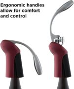 Rabbit Vertical Corkscrew Wine Opener with One-Pull Design, Foil Cutter Included, Easy to Use Manual Lever, Durable Stainless Steel Spiral, Black - Image 5