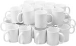 Sublimation Mugs, Cups 11oz Sublimation Ceramic Blank Coffee Mugs,White Cups, Sulimation Blanks, Blank White Mugs-36 pack bulk bundle (36pc white mug single box) - Image 8