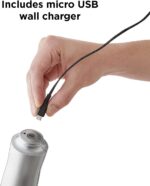 Rabbit Automatic Electric Corkscrew - Hands-Free Wine Opener with Integrated Foil Cutter, Rechargeable Cordless Electric Bottle Opener for All Cork Types - Barware Essential & Kitchen Tools - Image 5