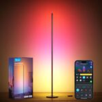 Govee RGBIC Floor Lamp Basic, LED Corner Lamp Works with Alexa, 1000 Lumen Smart Modern Floor Lamp with Music Sync and 16 Million DIY Colors, Color Changing Standing Lamp for Bedroom Living Room Black - Image 2